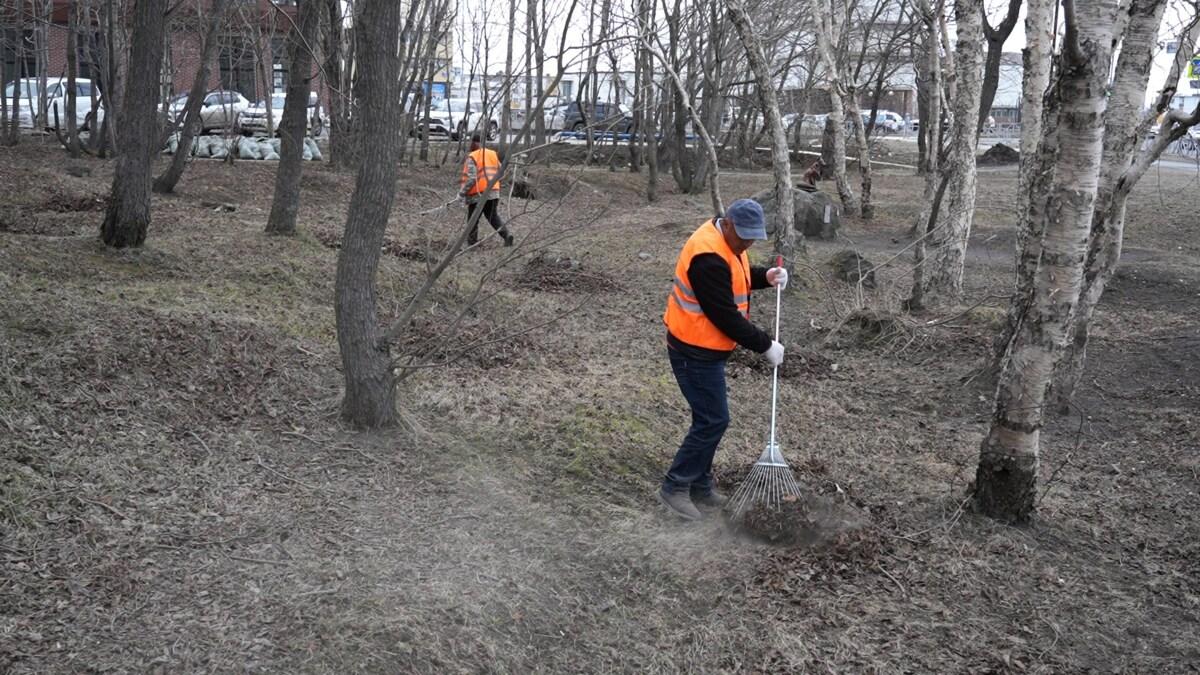 Мероприятия по уборке улиц от мусора стартовали в Петропавловске