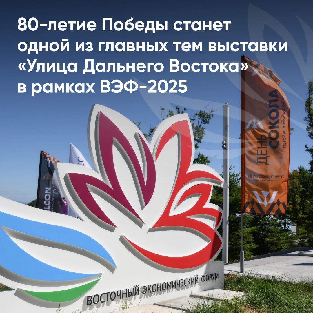 На выставке «Улица Дальнего Востока» в рамках десятого Восточного экономического форума — 2025 свои проекты представят 11 регионов Дальнего Востока.