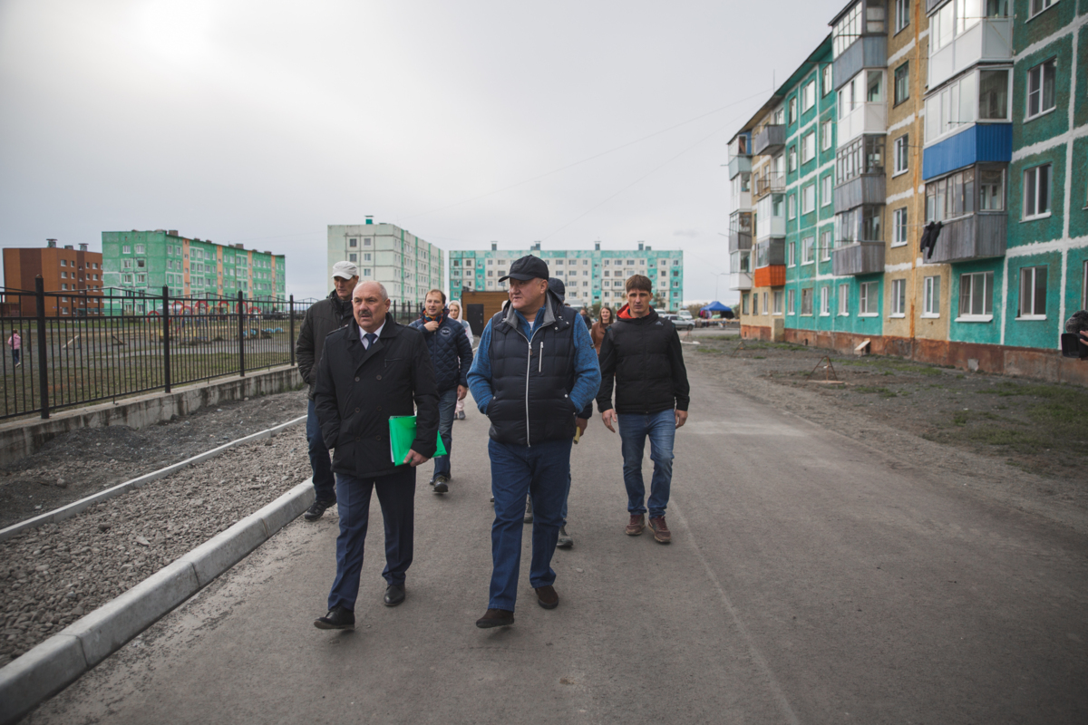 В Усть-Камчатске завершаются работы по благоустройству, запланированные на этот год